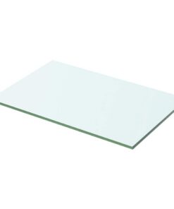 vidaXL Wandschap transparant 50x25 cm glas