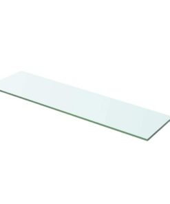 vidaXL Wandschap transparant 60x12 cm glas