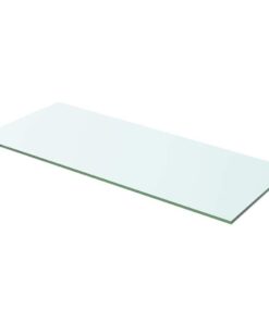 vidaXL Wandschap transparant 60x20 cm glas