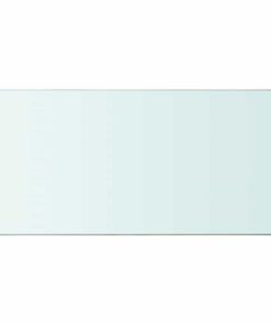 vidaXL Wandschap transparant 60x30 cm glas