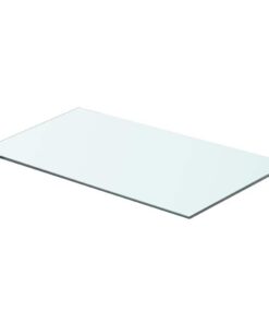 vidaXL Wandschap transparant 60x30 cm glas