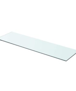 vidaXL Wandschap transparant 70x20 cm glas