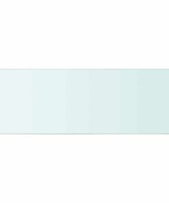 vidaXL Wandschap transparant 70x25 cm glas