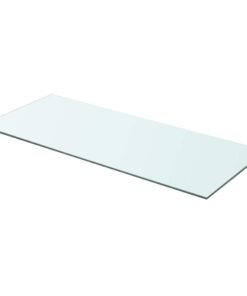 vidaXL Wandschap transparant 70x30 cm glas