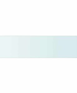 vidaXL Wandschap transparant 80x20 cm glas