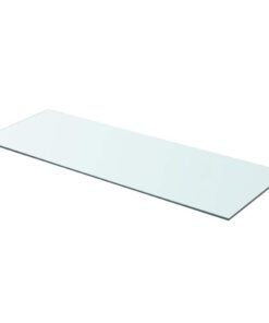vidaXL Wandschap transparant 80x30 cm glas
