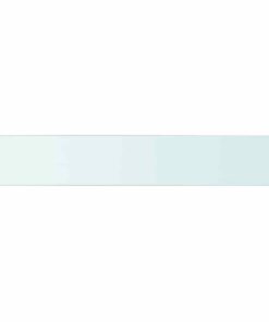 vidaXL Wandschap transparant 90x15 cm glas