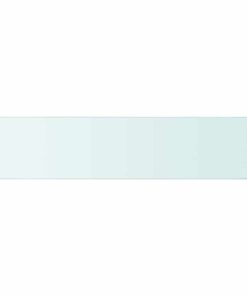 vidaXL Wandschap transparant 90x20 cm glas