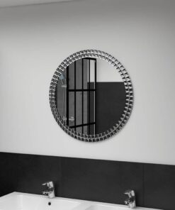 vidaXL Wandspiegel 60 cm gehard glas