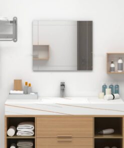 vidaXL Wandspiegel 60x50 cm glas