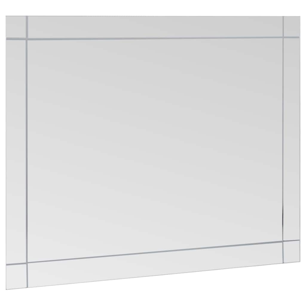 vidaXL Wandspiegel 80x60 cm glas - Afbeelding 3