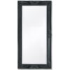 vidaXL Wandspiegel Barok 100 x 50 cm zwart