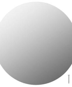 vidaXL Wandspiegel rond 40 cm glas