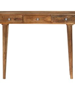 vidaXL Wandtafel 102x30x79 cm massief mangohout