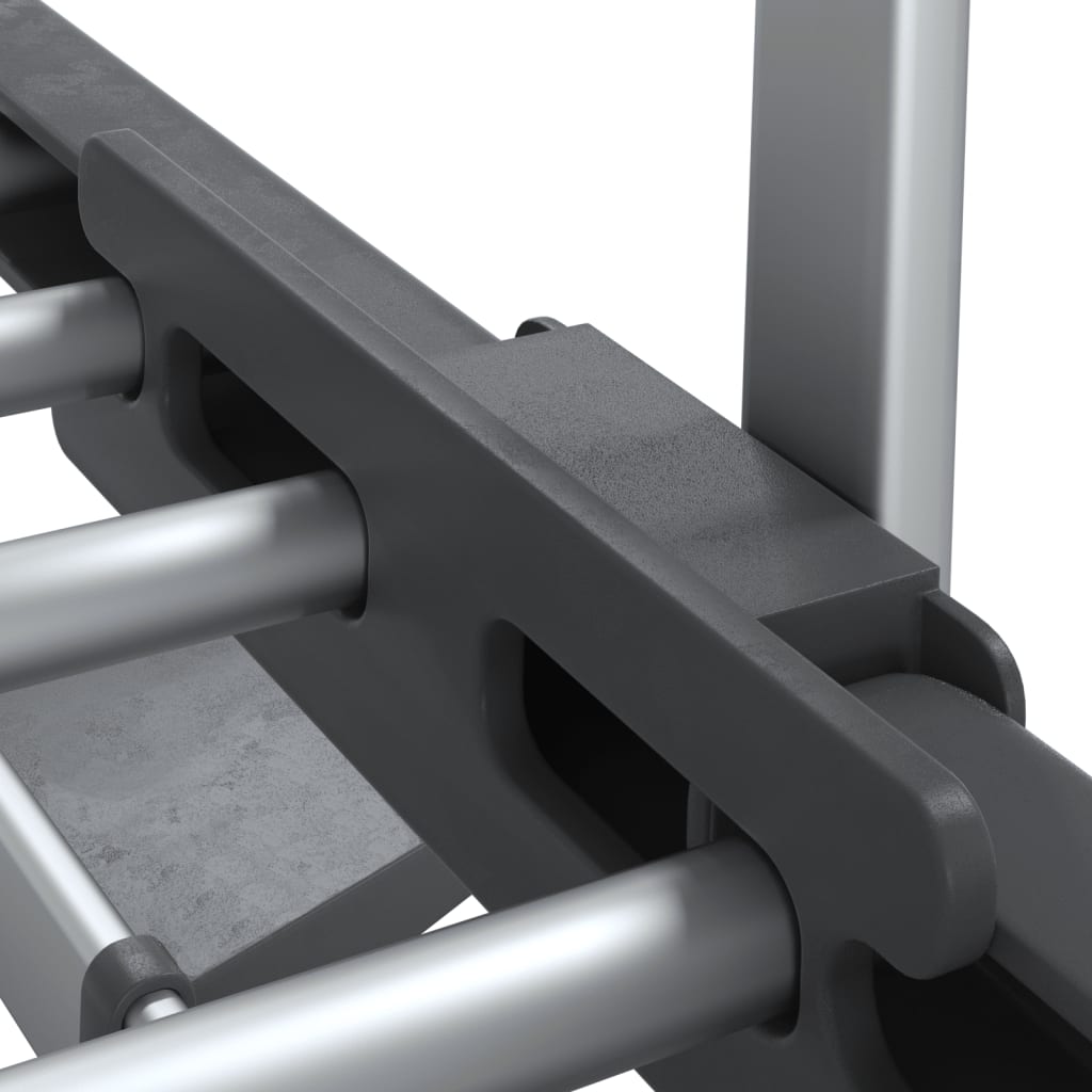 vidaXL Wasmachinerek 77x52x192 cm aluminium - Image 6