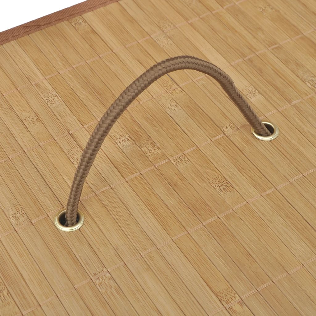 vidaXL Wasmand rechthoekig bamboe natuurlijk - Afbeelding 5