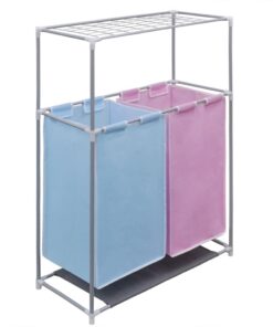 vidaXL Wassorteerder 2-vaks met bovenschap voor drogen