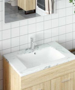 vidaXL Wastafel rechthoekig 55