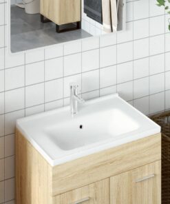 vidaXL Wastafel rechthoekig 61x48x19