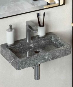 vidaXL Wastafel wandgemonteerd 38x24x6