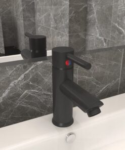 vidaXL Wastafelkraan 130x176 mm grijs