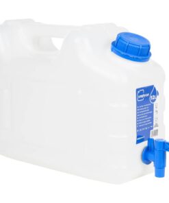 vidaXL Watertank met kraan 10 L kunststof transparant