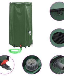 vidaXL Watertank met kraan opvouwbaar 100 L PVC