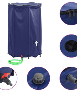 vidaXL Watertank met kraan opvouwbaar 1000 L PVC