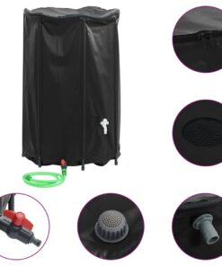 vidaXL Watertank met kraan opvouwbaar 1000 L PVC