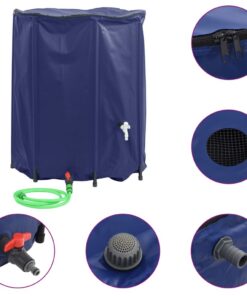 vidaXL Watertank met kraan opvouwbaar 1250 L PVC