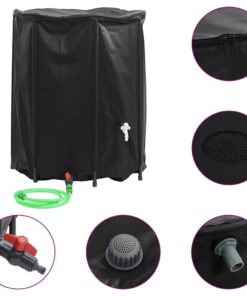 vidaXL Watertank met kraan opvouwbaar 1250 L PVC