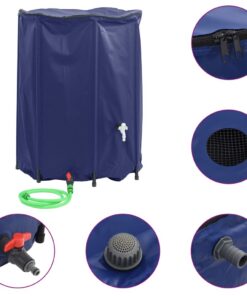 vidaXL Watertank met kraan opvouwbaar 1350 L PVC