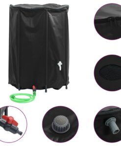 vidaXL Watertank met kraan opvouwbaar 1350 L PVC