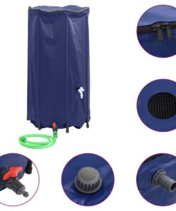vidaXL Watertank met kraan opvouwbaar 250 L PVC