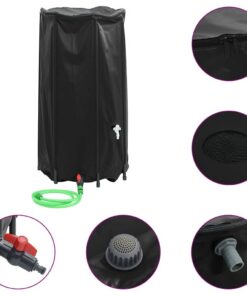 vidaXL Watertank met kraan opvouwbaar 250 L PVC