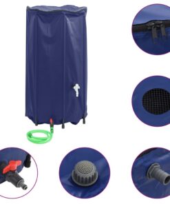 vidaXL Watertank met kraan opvouwbaar 380 L PVC