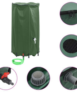 vidaXL Watertank met kraan opvouwbaar 380 L PVC