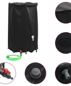 vidaXL Watertank met kraan opvouwbaar 500 L PVC