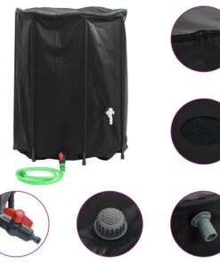 vidaXL Watertank met kraan opvouwbaar 750 L PVC