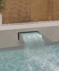 vidaXL Waterval 45x34x14 cm roestvrij staal 304