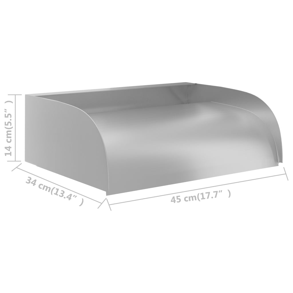 vidaXL Waterval 45x34x14 cm roestvrij staal 304 - Afbeelding 7