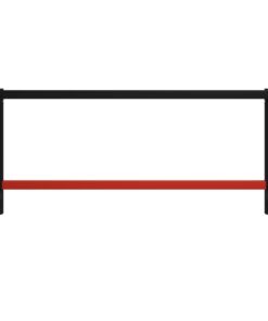 vidaXL Werkbankframe 175x57x79 cm metaal zwart en rood
