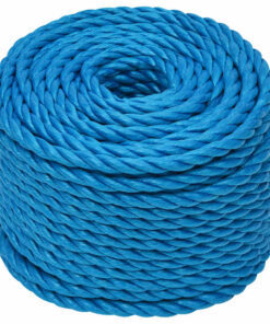vidaXL Werktouw 10 mm 50 m polypropeen blauw