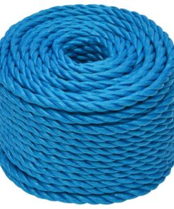 vidaXL Werktouw 12 mm 25 m polypropeen blauw