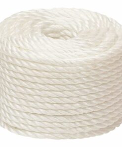 vidaXL Werktouw 16 mm 100 m polypropeen wit