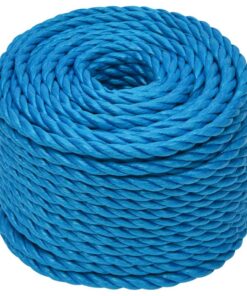 vidaXL Werktouw 20 mm 100 m polypropeen blauw