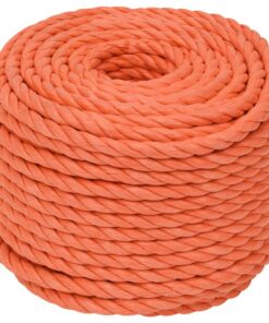 vidaXL Werktouw 24 mm 100 m polypropeen oranje