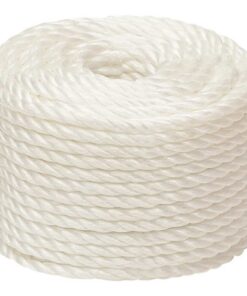 vidaXL Werktouw 24 mm 100 m polypropeen wit