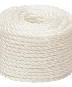 vidaXL Werktouw 24 mm 25 m polypropeen wit