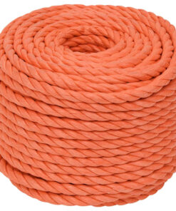 vidaXL Werktouw 24 mm 50 m polypropeen oranje